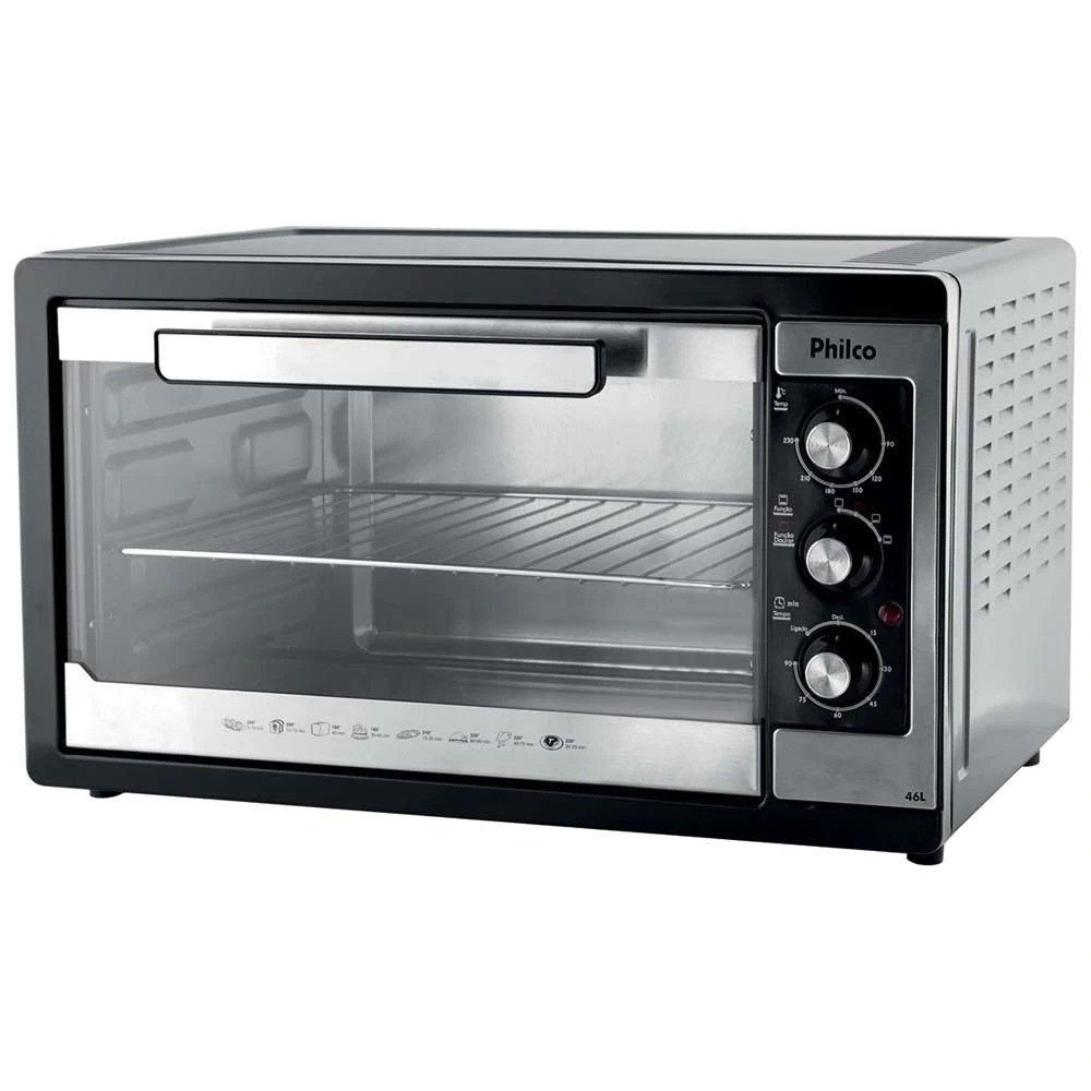 Forno Elétrico Philco Multifunção com 1500W de Potência – 46 Litros